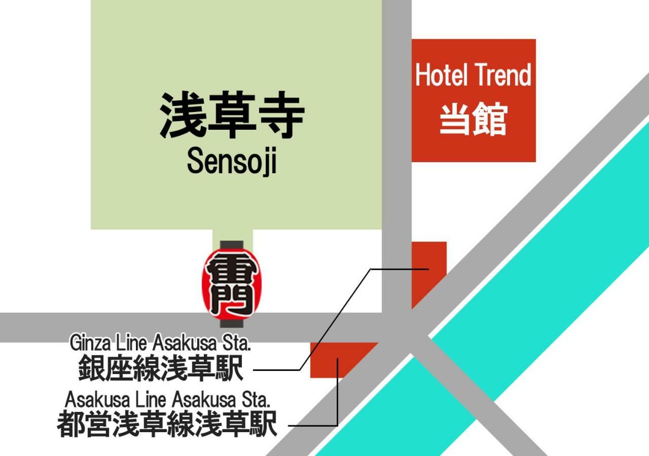 Hotel Trend Tobu Asakusa-Eki Kita Tokio Buitenkant foto